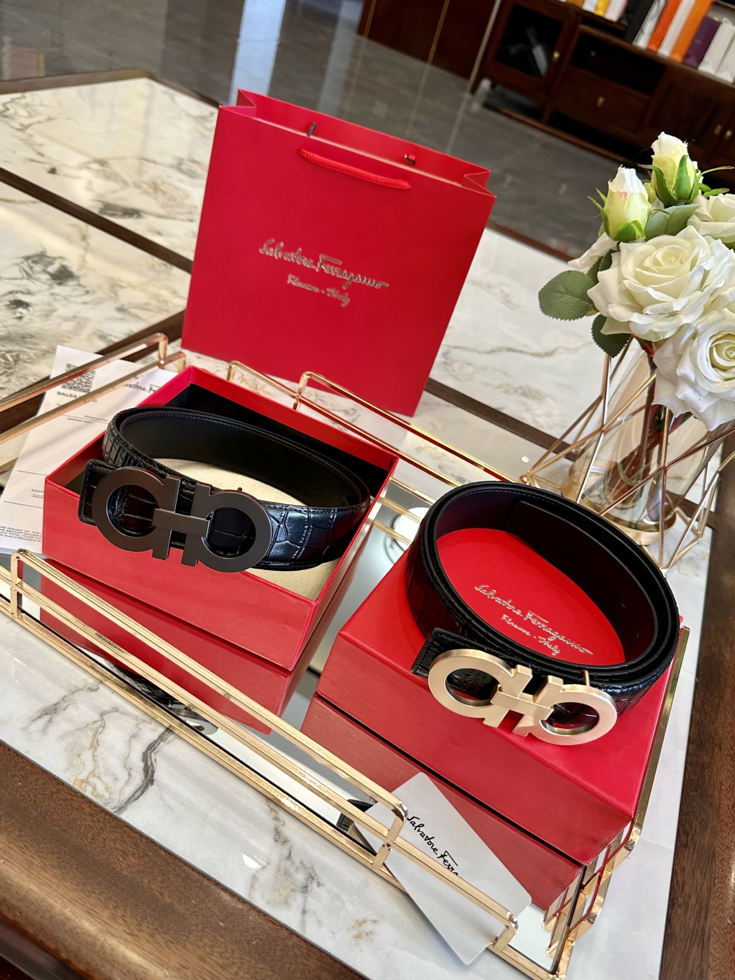 Ferragamo belt model 35